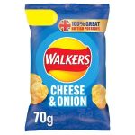 WALKERS CHEESE & ONION CRISPS 70G