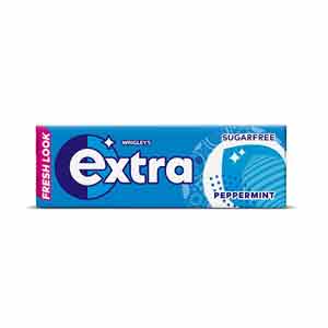 WRIGLEY EXTRA PEPPERMINT CHEWING GUM SUGAR FREE 10`S