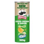 PRINGLES SOUR CREAM & ONION 165G