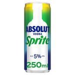 Absolut Vodka & Sprite 250ml