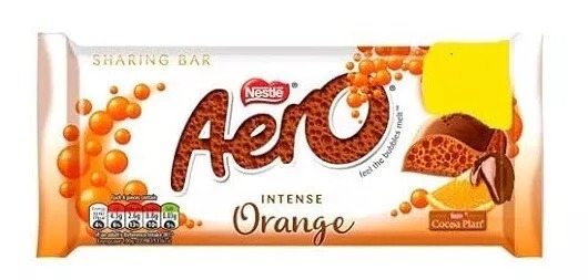 Aero Orange Chocolate Sharing Bar Pm £1.35 90g