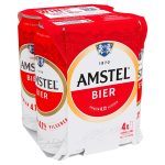 Amstel 4 Pack Can Vol 4.1% 440ml