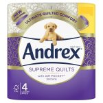 Andrex Supreme Quilts Toilet Rolls 4's