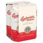 Budvar 4 Pack Can 500ml