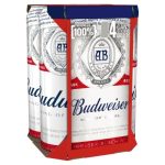 Budweiser 4 Pack Pint Can 568ml