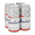 Budweiser 4 Pack Can 440ml