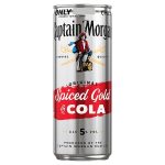 Captain Morgan Spiced Gold Rum & Cola Can Vol 5% 250ml