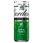 Gordons London Dry Gin & Tonic Can Vol 5% 250ml