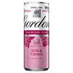 Gordons Premium Pink Gin & Tonic Can Vol 5% 250ml