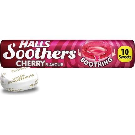 Halls Soothers Cherry Juice Sweets 45g