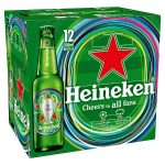 Heineken 12 Pack Bottle Vol 5.0% 12x330ml