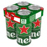 Heineken 4 Pack Can Vol 5.0% 4x440ml