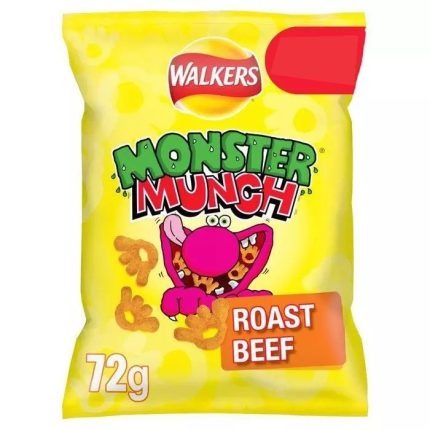 Monster Munch Roast Beef Snacks 72g