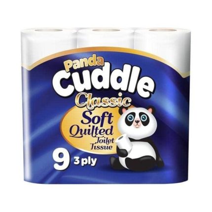 Panda Cuddle Classic 9 Pack Toilet Tissue