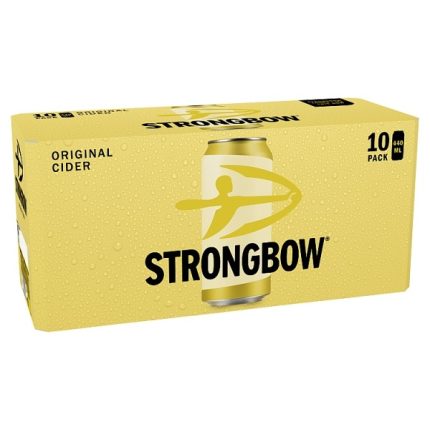 Strongbow Cider 10 Pack Can Vol 4.5% 440ml