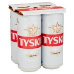 Tyskie Gronie Lager 4 Pack Can Vol 5% 500ml